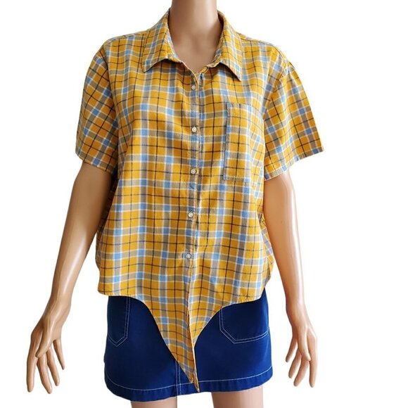 ARIZONA JEAN CO FRONT TIE BUTTON DOWN SIZE XXL - Picture 3 of 5